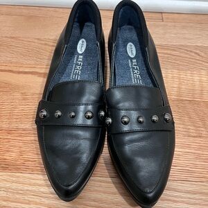 Dr. Scholl's Black Studded Women's Loafers